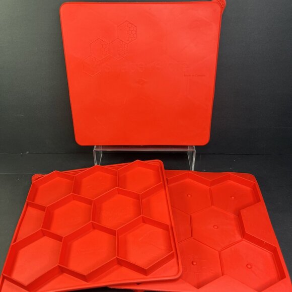 Burger Master Shape + Store Silicone Food Storage Set Of 2 Refrigerate Freeze CA - Picture 1 of 13